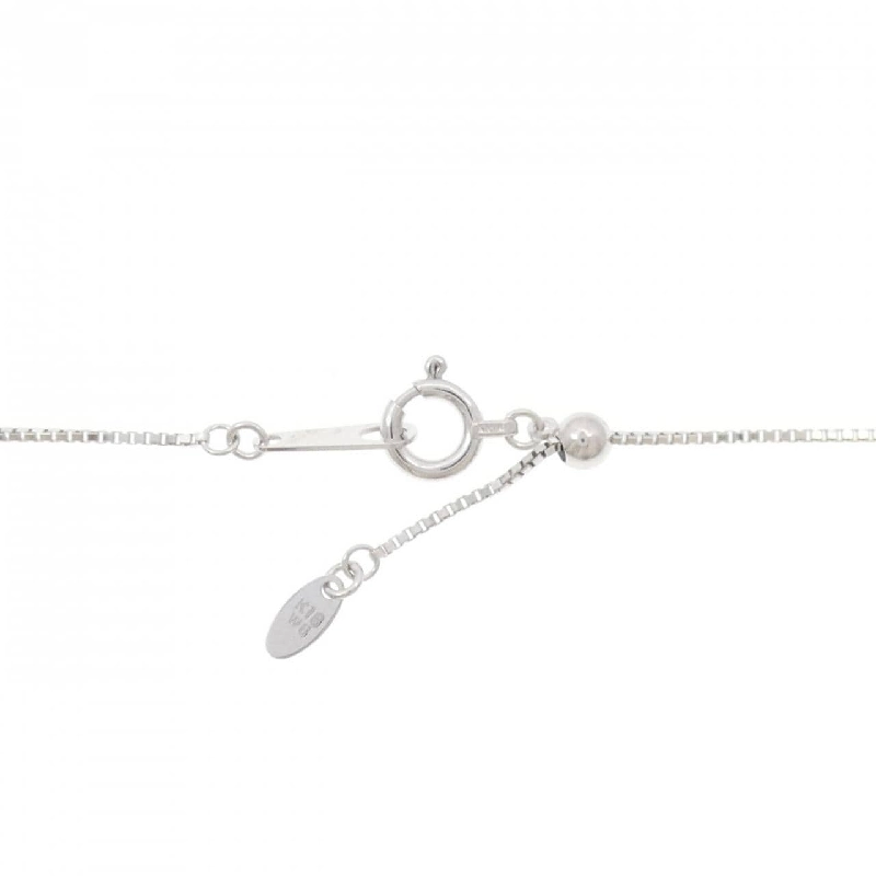 K18WG Dây chuyền kim cương chéo 0.50CT - Hàng hiệu Authentic 864655