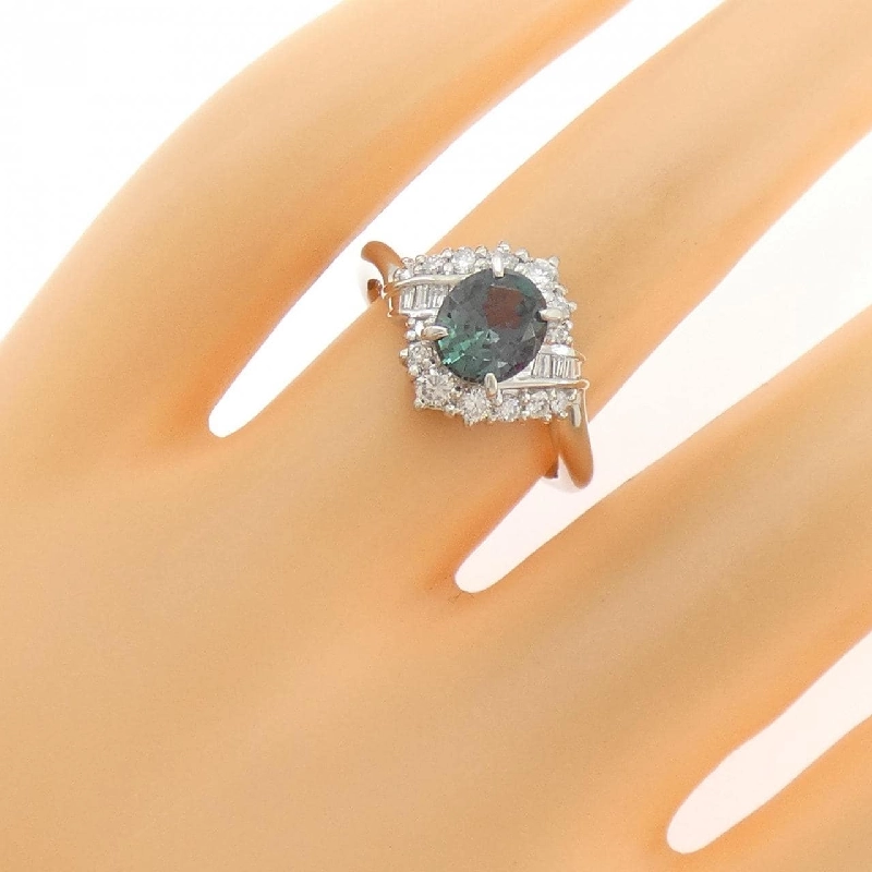 Nhẫn Alexandrite tổng hợp Clé Sainbelle 1.10CT - Hàng hiệu Authentic 835610