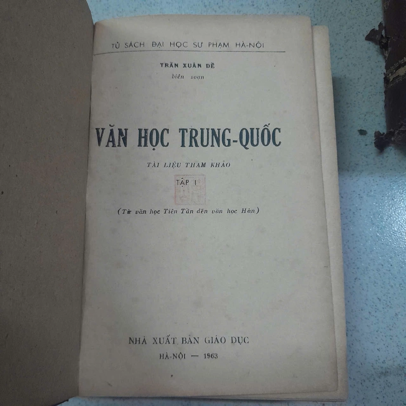 VĂN HỌC TRUNG QUỐC - TRẦN XUÂN ĐỀ 458071