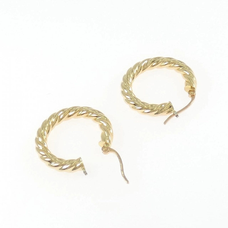 K18YG/K18PG Khuyên tai hình vòng - Hàng hiệu Chính hãng 867753