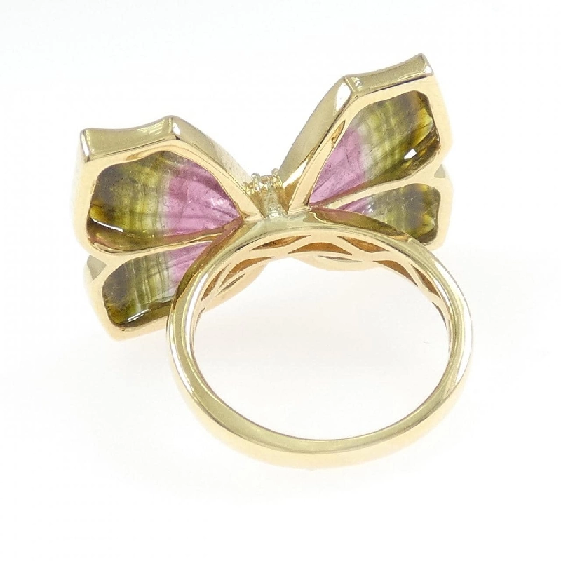 Nhẫn Tourmaline Bướm K18YG - Hàng hiệu Chính hãng 850223