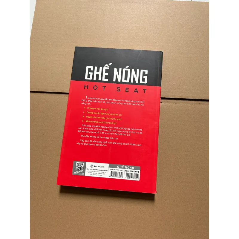 Ghế nóng - Cẩm nang toàn diện dành cho CEO khởi nghiệp - Dan Shapiro 745889