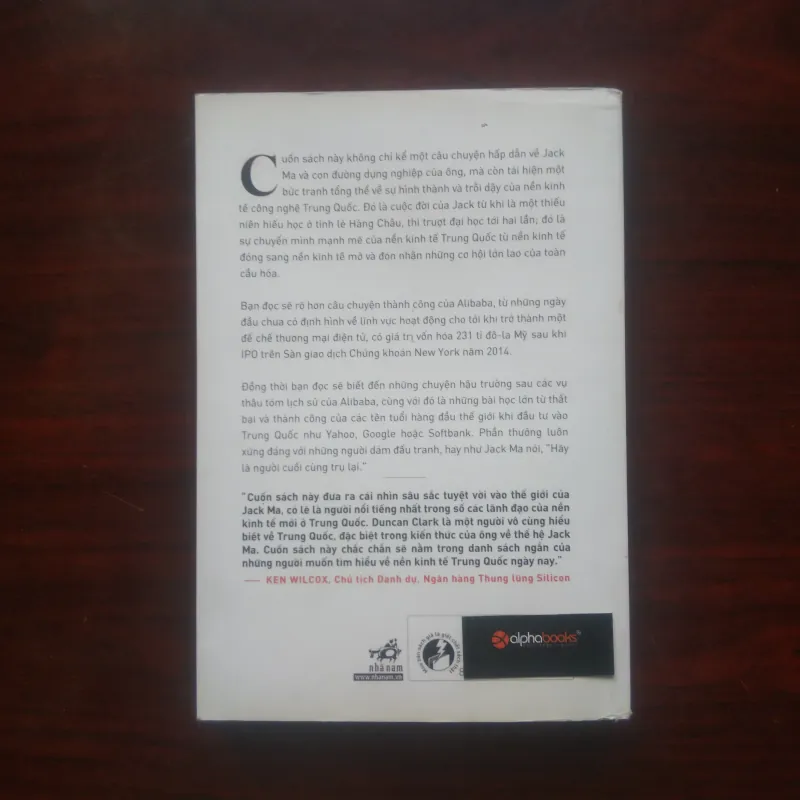 [Sách Doanh Nhân] Tỷ Phú Khùng Jack Ma Và Đế Chế Alibaba (Duncan Clark) Mã Vân Giày Vải 1019091