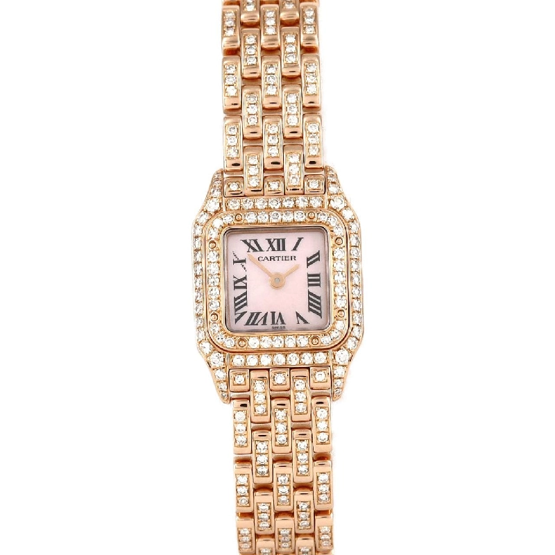 Cartier Mini Panthère PG/2D･Bracelet D WF3149HK PG･RG Quartz - Hàng hiệu Authentic 873857