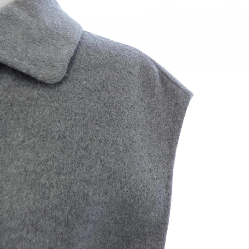 HERMES Áo khoác dài bằng da cừu đôi mặt 4H0101DA - Hàng hiệu Authentic 814462