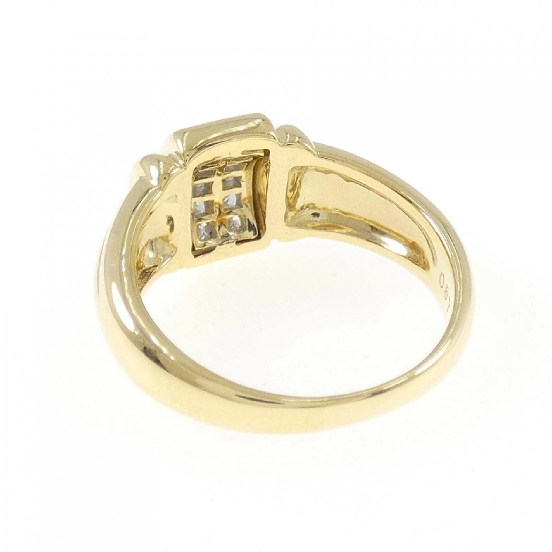 Nhẫn kim cương K18YG 0.67CT 672502