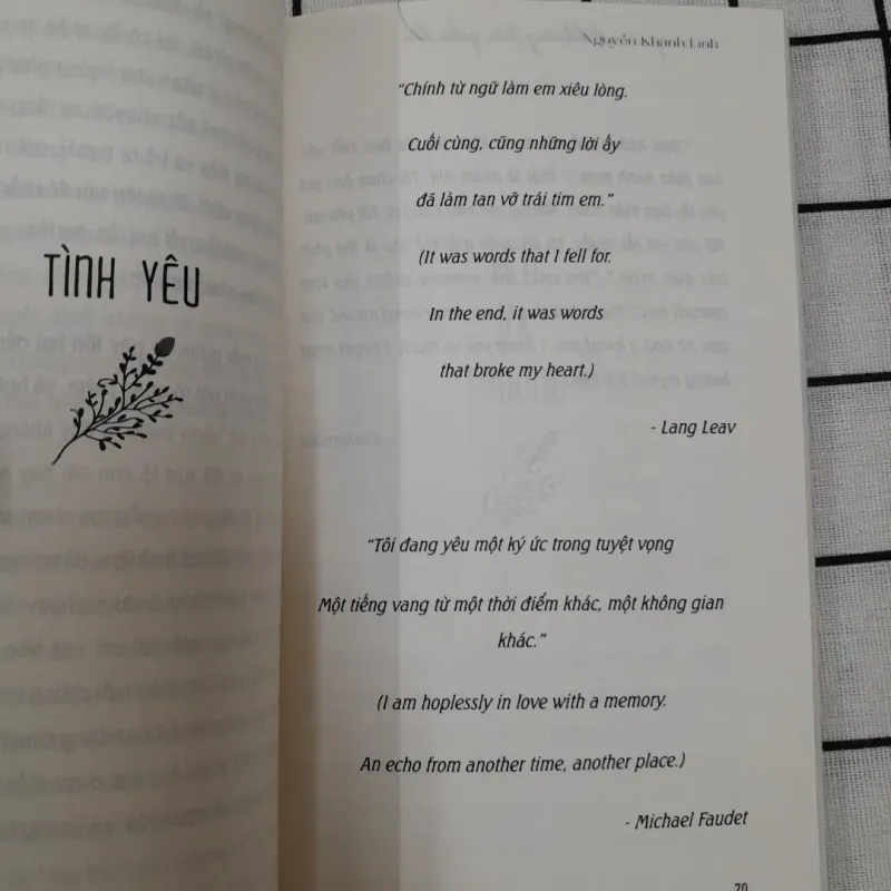 Tản văn- Ai cũng có một khoảng trời dấu kín. Tg Nguyễn Khánh Linh 935341