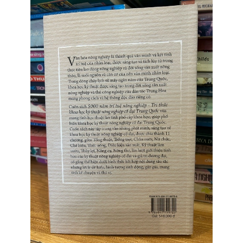 5000 Năm trí tuệ nông nghiệp tri thức khoa học kĩ thuật nông nghiệp cổ đại Trung Quốc -Đỗ Khương Mạnh Linh dịch 786302