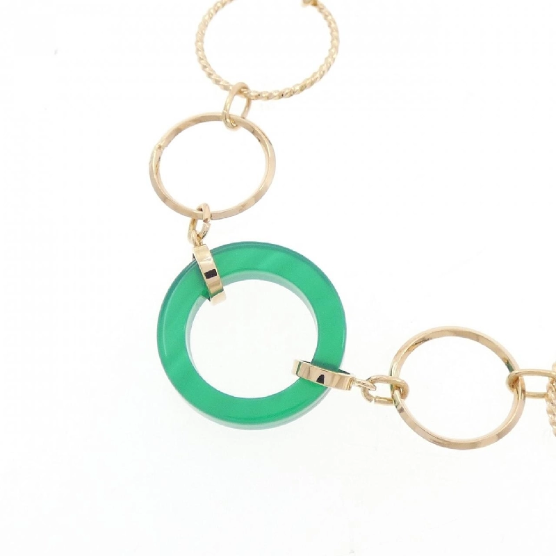 K18YG Ngọc Bích Dây Chuyền - Hàng hiệu Chính hãng 865331