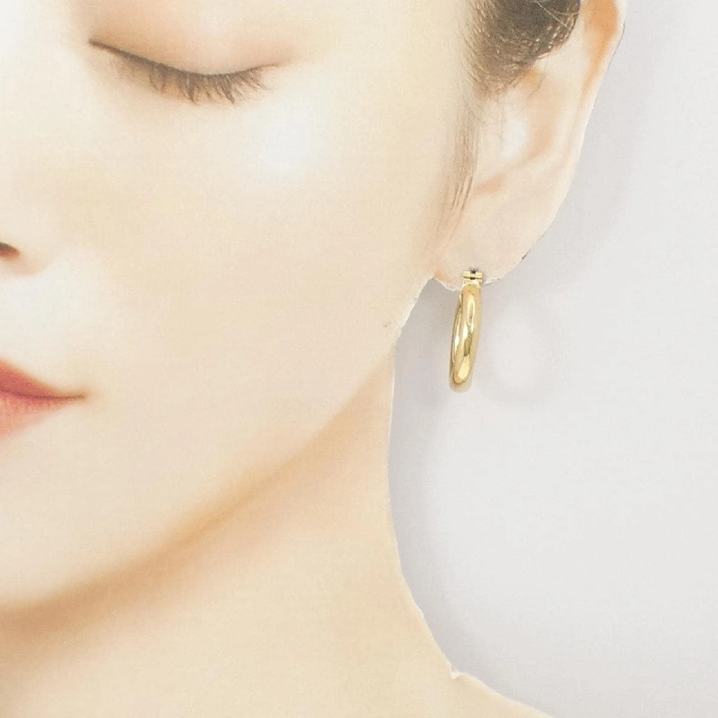 Bông tai hoop 750YG - Hàng hiệu Authentic 870867