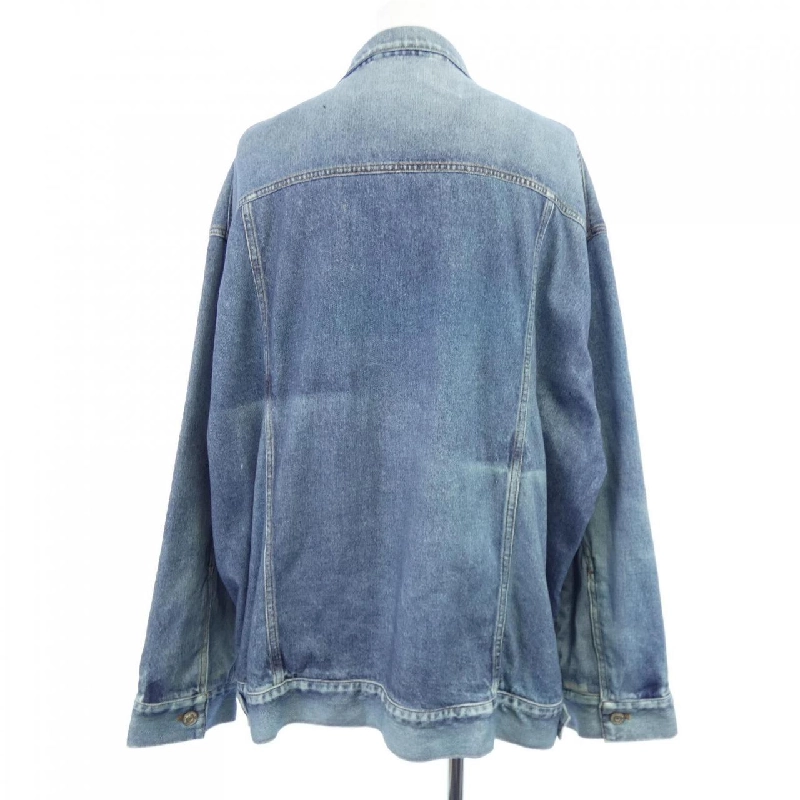 BALENCIAGA 714044 TNVA4 UNISEX Áo khoác denim - Hàng hiệu Chính hãng 902347