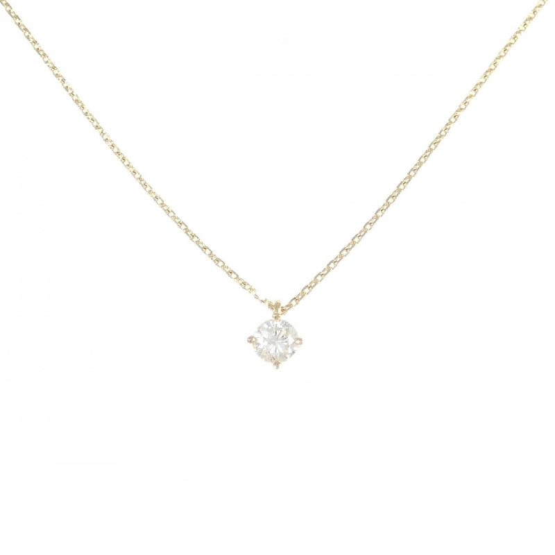 K18YG Solitaire Dây chuyền kim cương 0.20CT - Hàng hiệu Chính hãng 857899