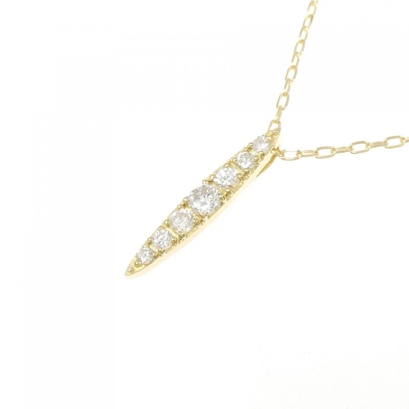 K18YG Dây chuyền kim cương 0.15CT - Hàng hiệu Chính hãng 860304