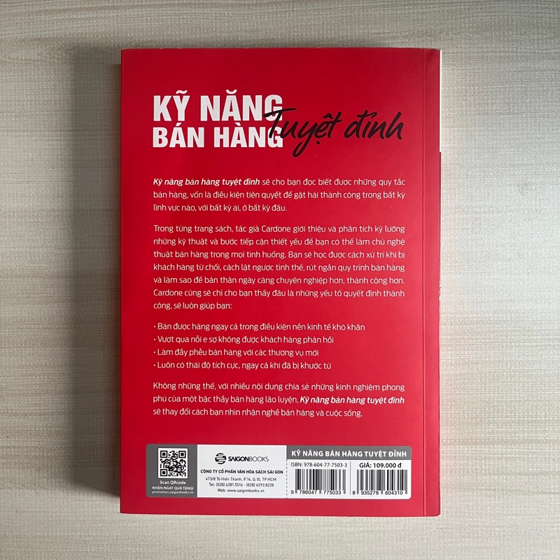 Kỹ Năng Bán Hàng Tuyệt Đỉnh, tình trạng tốt, Grant Cardone 518552