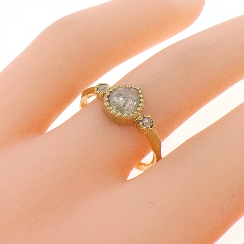 Nhẫn kim cương K18YG 0.948CT - Hàng hiệu Authentic 848516