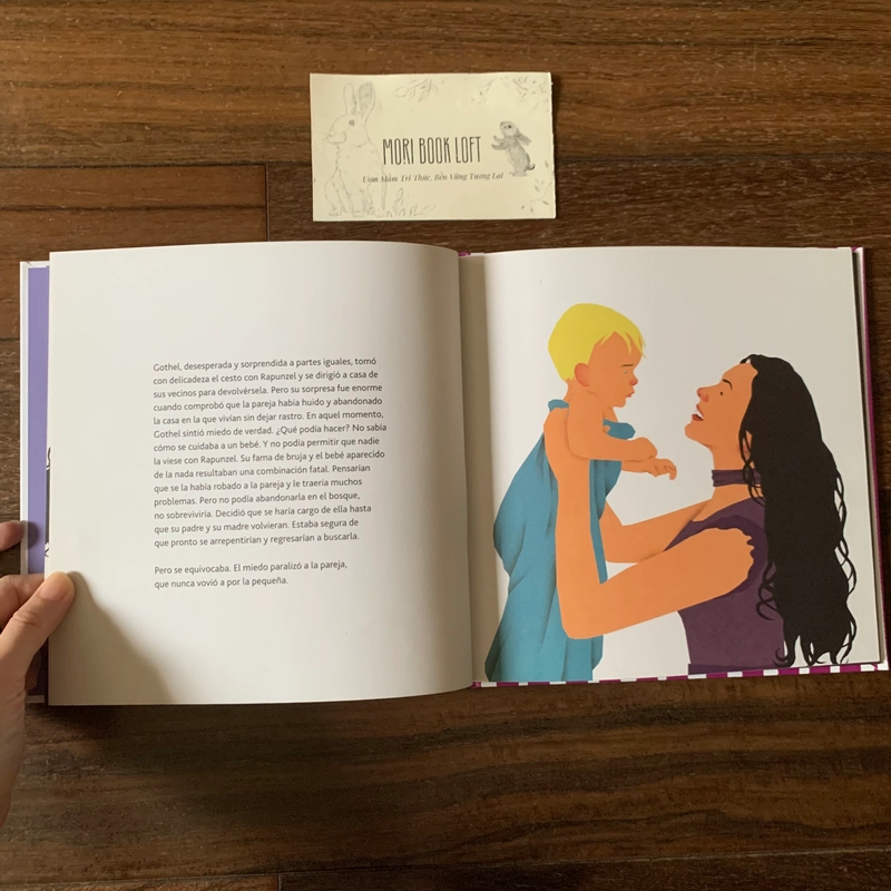 Sách Tiếng Tây Ban Nha Érase dos veces Rapunzel, Used, Bìa cứng, Like New 538143