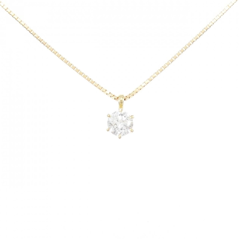K18YG Dây chuyền kim cương 0.308CT F SI1 VG - Hàng hiệu Chính hãng 872402