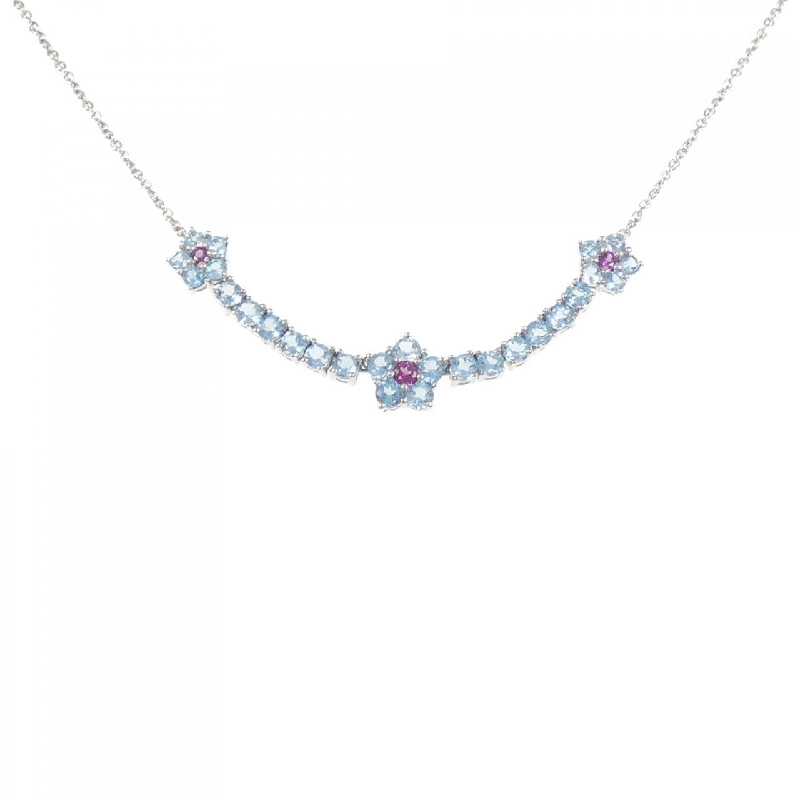 K18WG Garnet Necklace - Hàng hiệu Authentic 857221