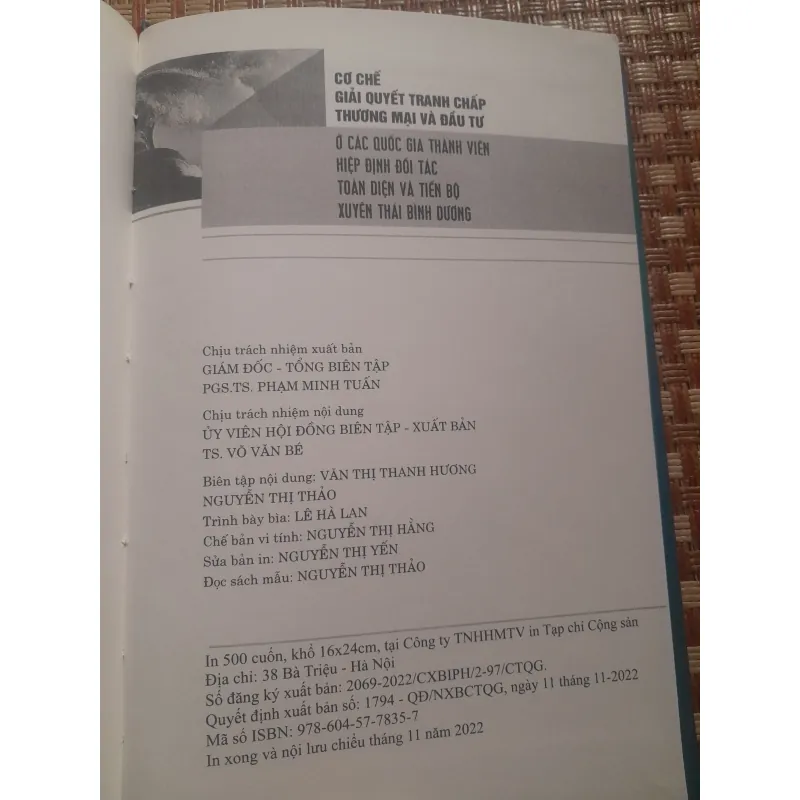 CƠ CHẾ GIẢI QUYẾT TRANH CHẤP THƯƠNG MẠI... 756963