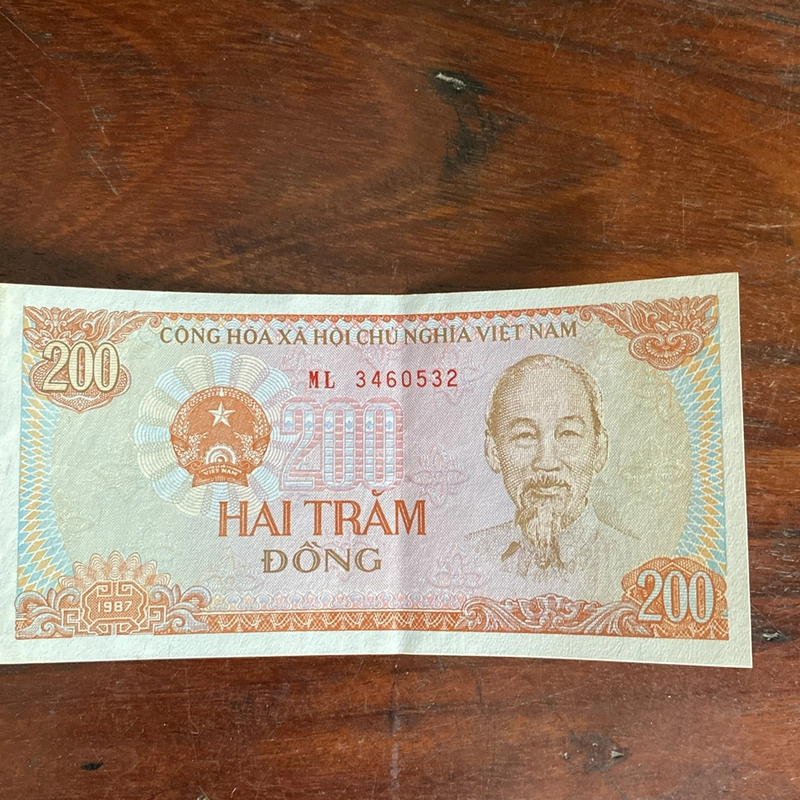 Tiền giấy 200đ 493274