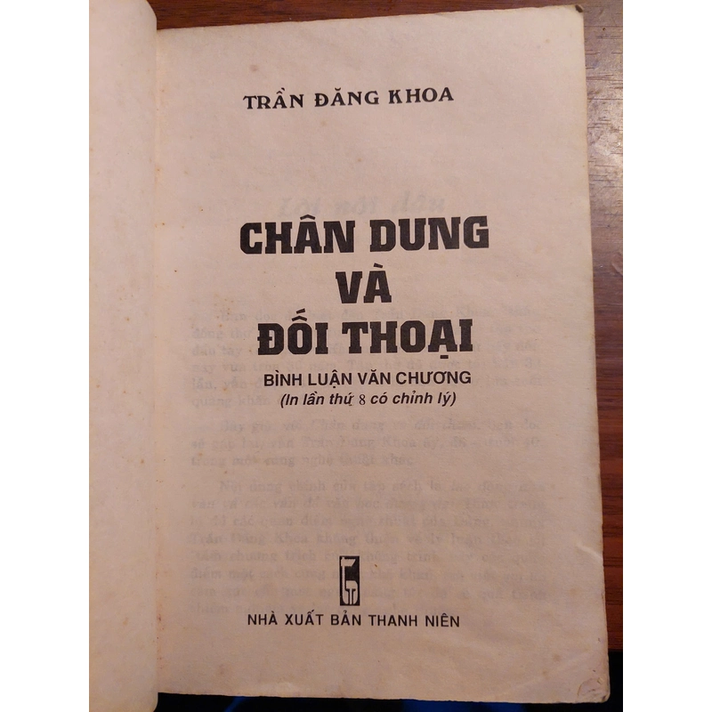 Chân dung và đối thoại - Trần Đăng Khoa 380745