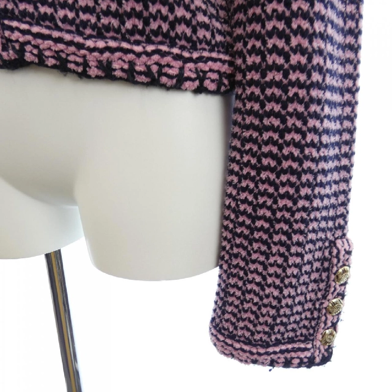 【Mã giảm giá】Áo khoác không cổ CHANEL 638678