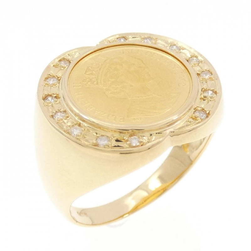 Nhẫn kim cương K18YG 0.14CT - Hàng hiệu Authentic 851301