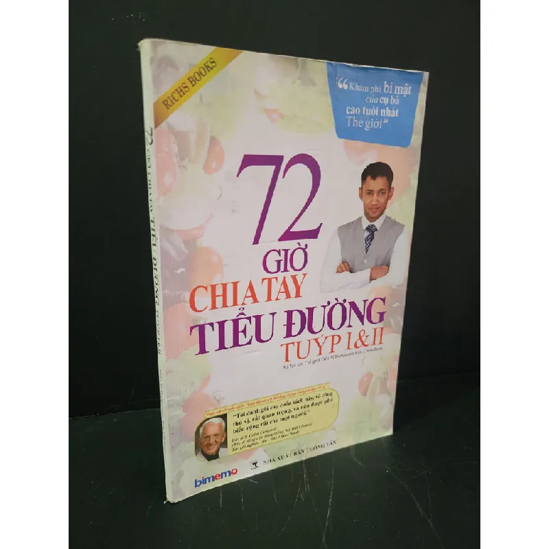 72 giờ chia tay tiểu đường tuýp I và II mới 70% bẩn bìa, ố nhẹ, tróc gáy, tróc bìa 2018 Tiến sĩ Biswaroop Roy Chowdhury HCM3004 SỨC KHỎE - THỂ THAO 444978
