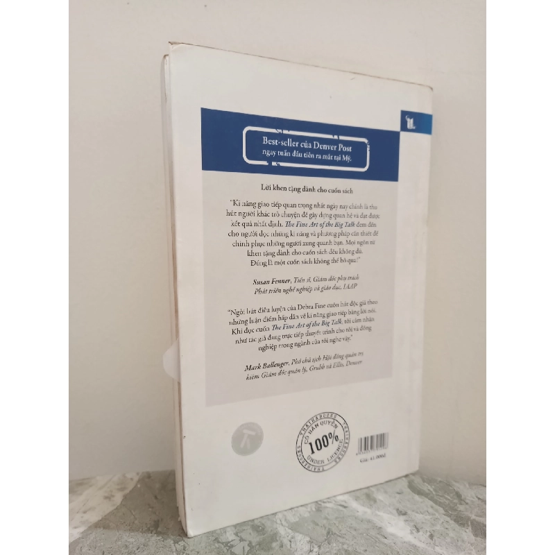 [Phiên Chợ Sách Cũ] The Fine Art Of The Big Talk (2010) - Debra Fine S2610 700334