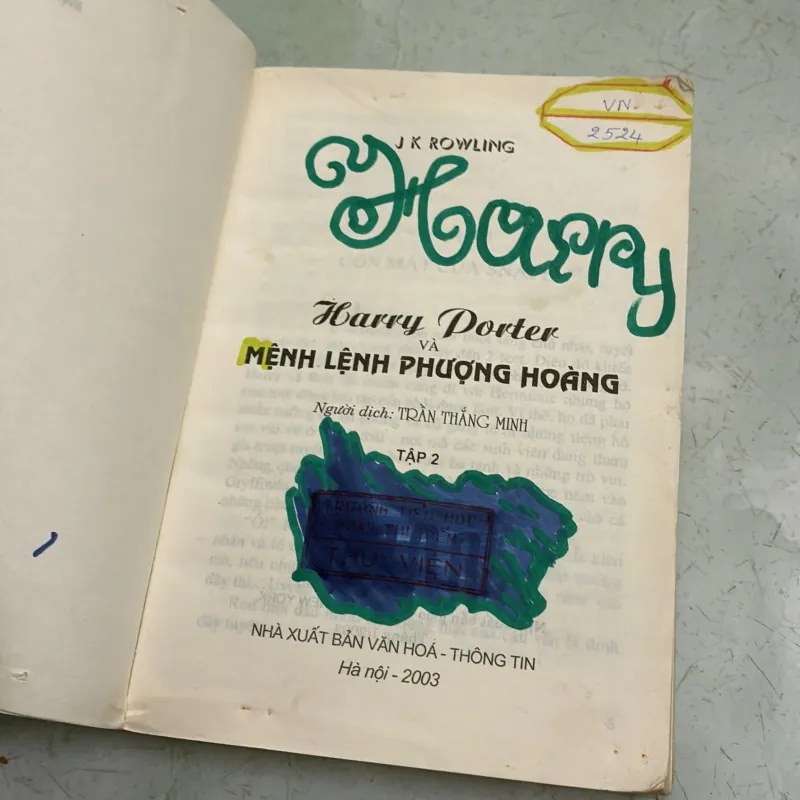 Harry Potter và mệnh lệnh phượng hoàng - J. K. Rowling - 2003s 760792