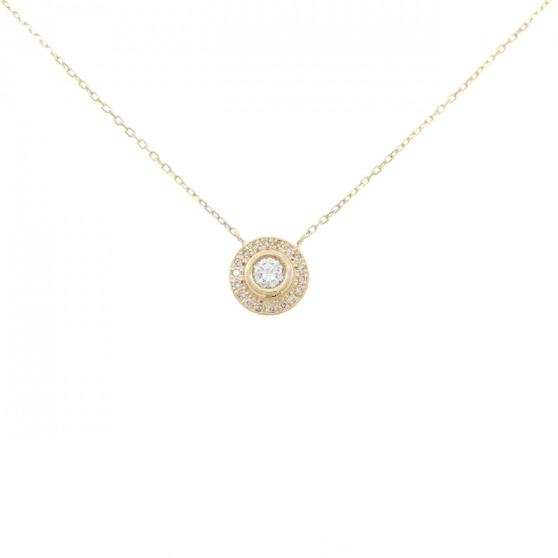 K18YG Dây chuyền kim cương 0.38CT - Hàng hiệu Chính hãng 867295