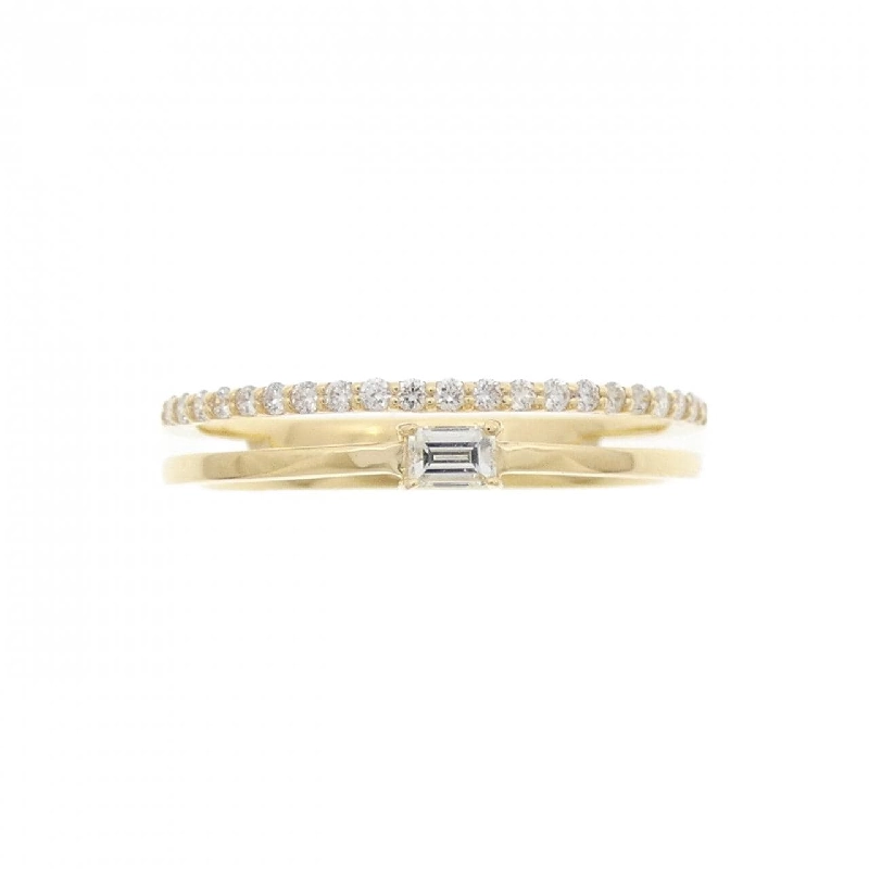 【Sản phẩm mới】Nhẫn kim cương K18YG 0.17CT 669487