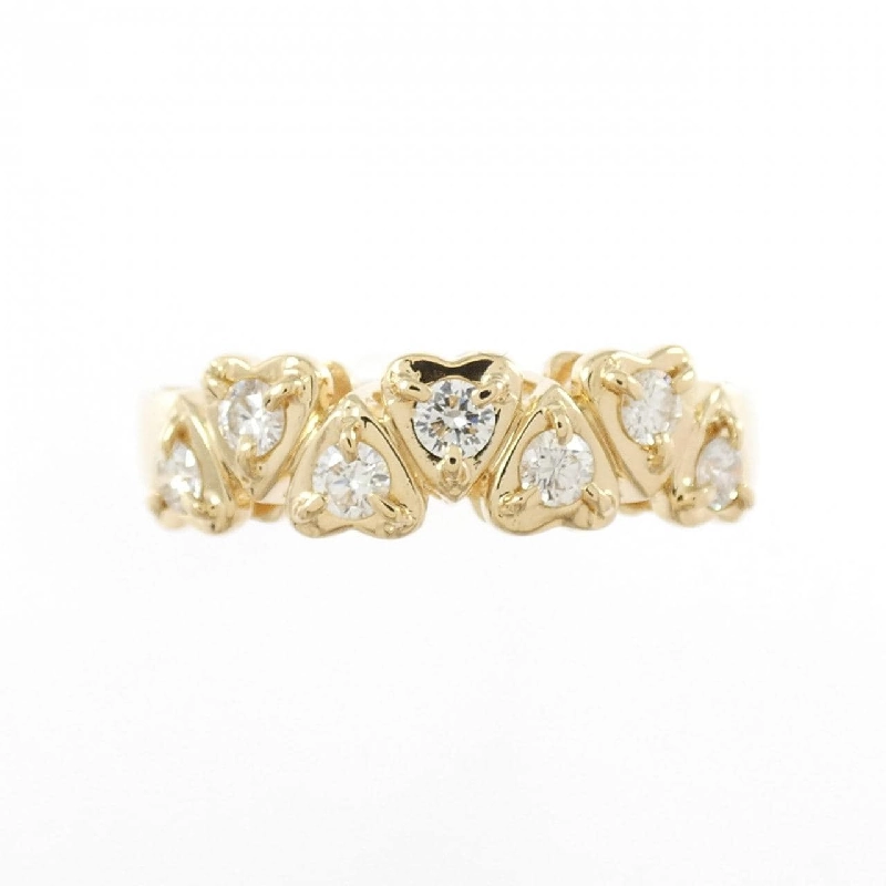 Nhẫn kim cương hình trái tim K18YG 0.24CT - Hàng hiệu Authentic 846848
