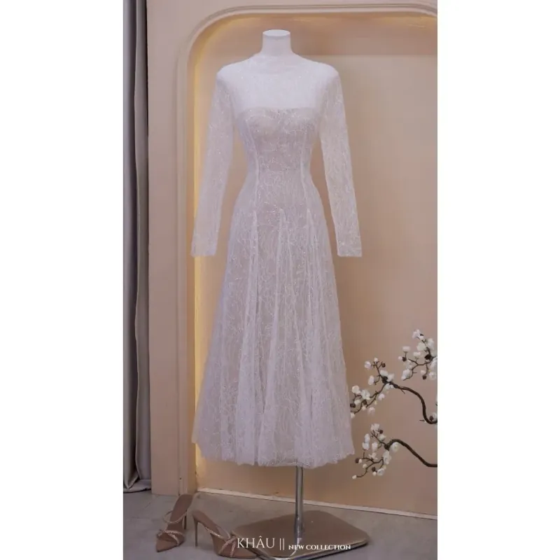 Váy Khâu Design size L mặc 1 lần 993547