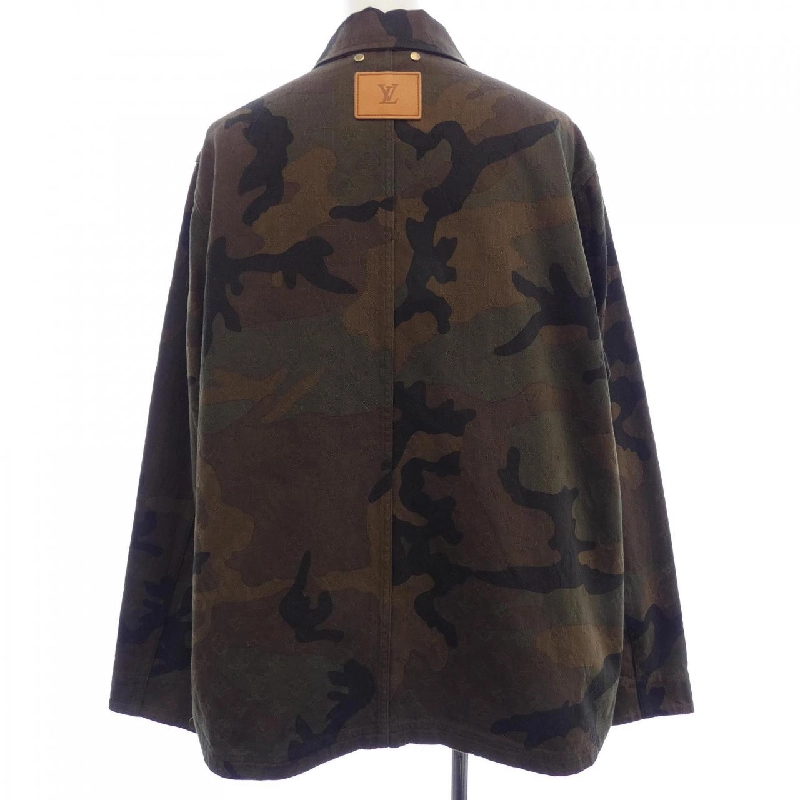 Áo khoác LOUIS VUITTON JACQUARD DENIM CHORE COAT HDK91WDSQ SUPREME - Hàng hiệu Authentic 887596