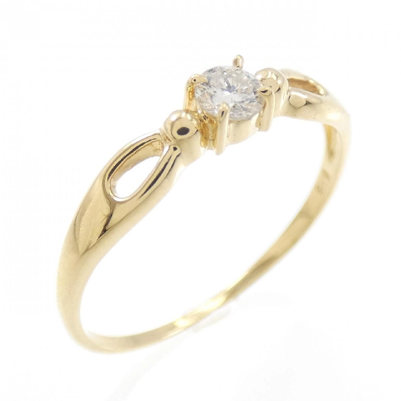 Nhẫn kim cương K18YG 670982