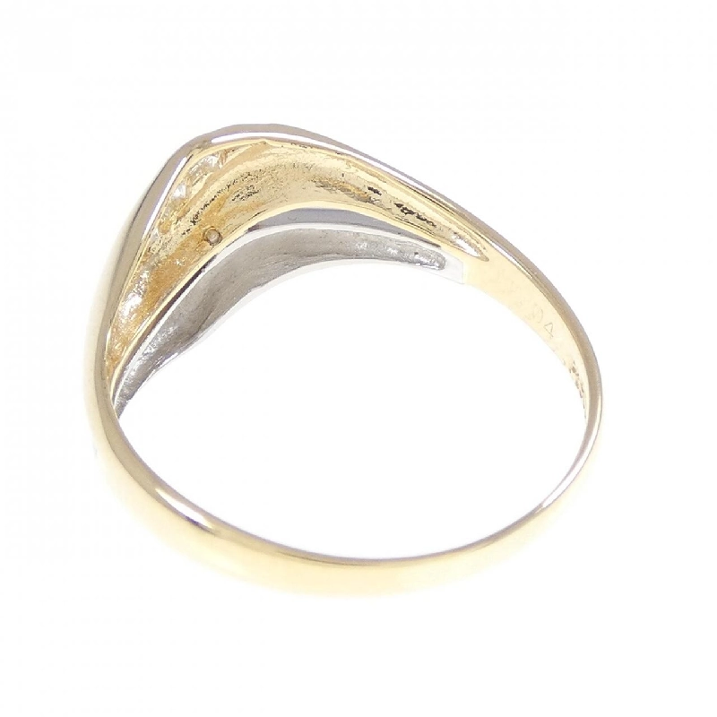 Nhẫn kim cương K18YG/PT900 0.04CT 668739