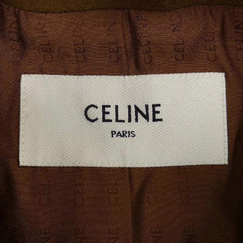 Áo khoác không cổ CELINE 2V41J511R 633985