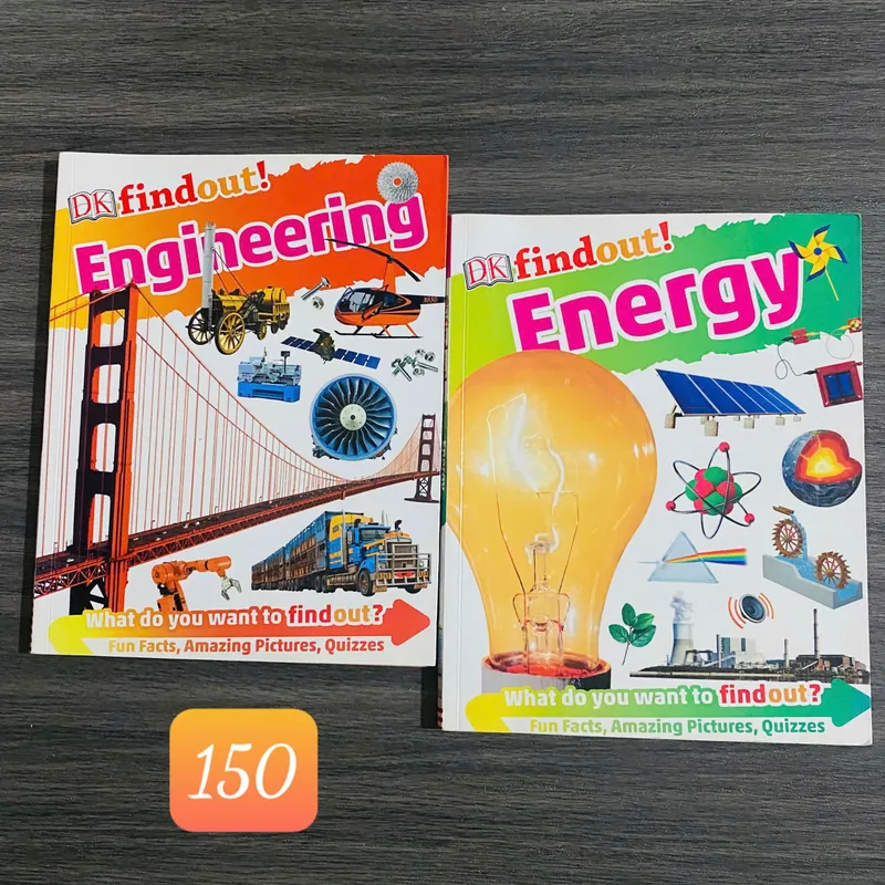 Bộ 2 quyển sách - DK findout! - Energy và Engineering#HATRA 571235