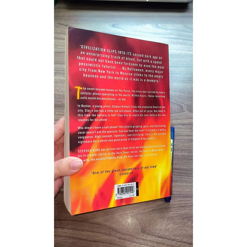 Cell by Stephen King (khổ lớn) 723219