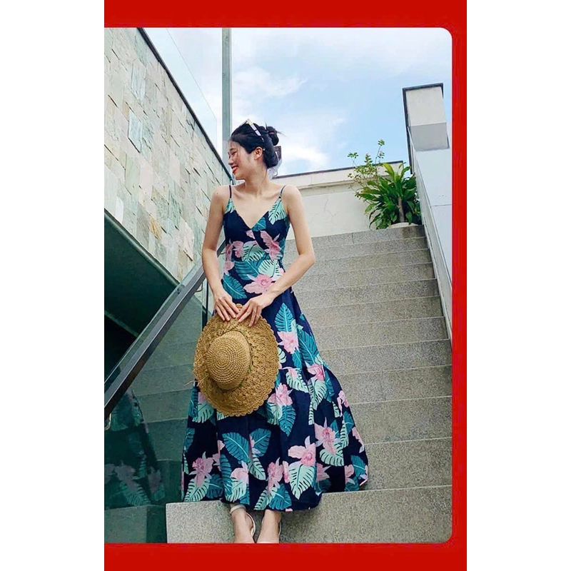 Đầm maxi hoa  471792