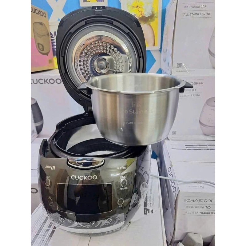 Ruột inox nồi cơm cuckoo chính hãng hàng inox nguyên khối 100% 532052