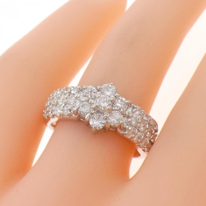 Nhẫn kim cương hoa PT900 1.00CT - Hàng hiệu Authentic 851015