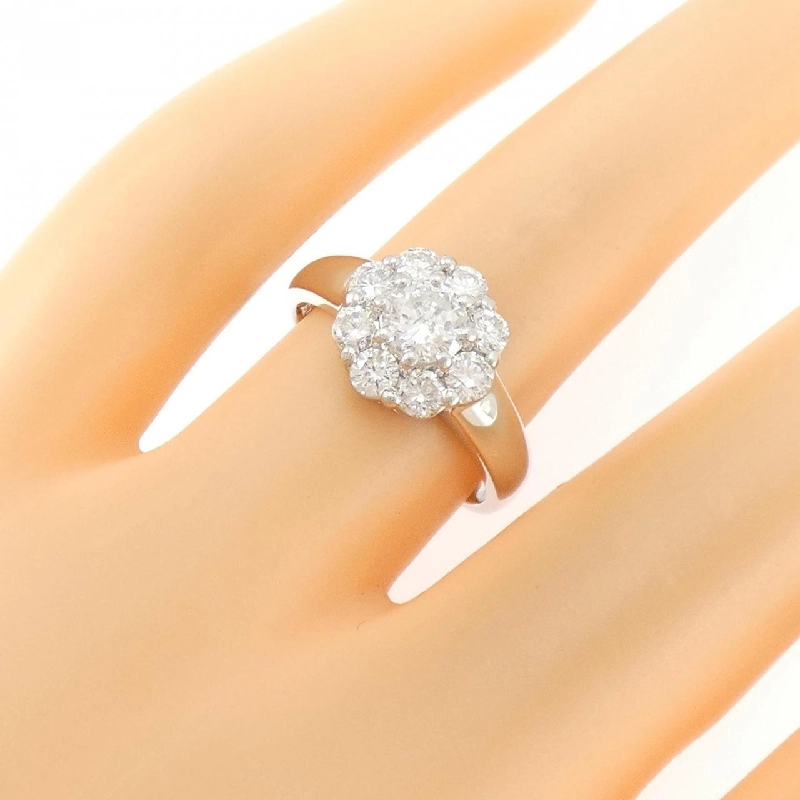 Nhẫn kim cương hoa PT900 1.12CT - Hàng hiệu Authentic 851181