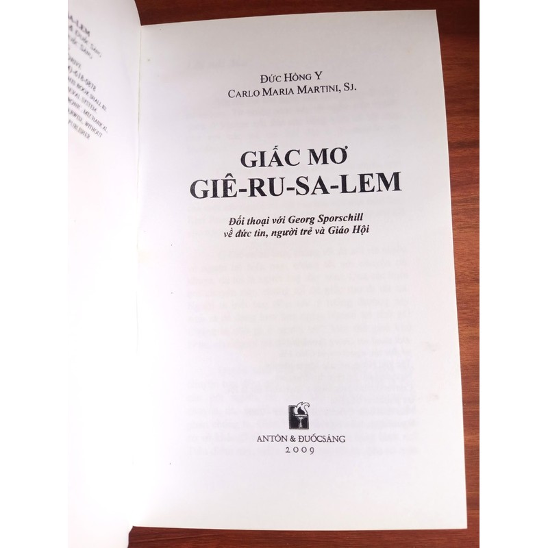 Giấc Mơ Giê - ru - sa - lem / Đức Hồng Y Carlo Maria Martini, SJ. 187853