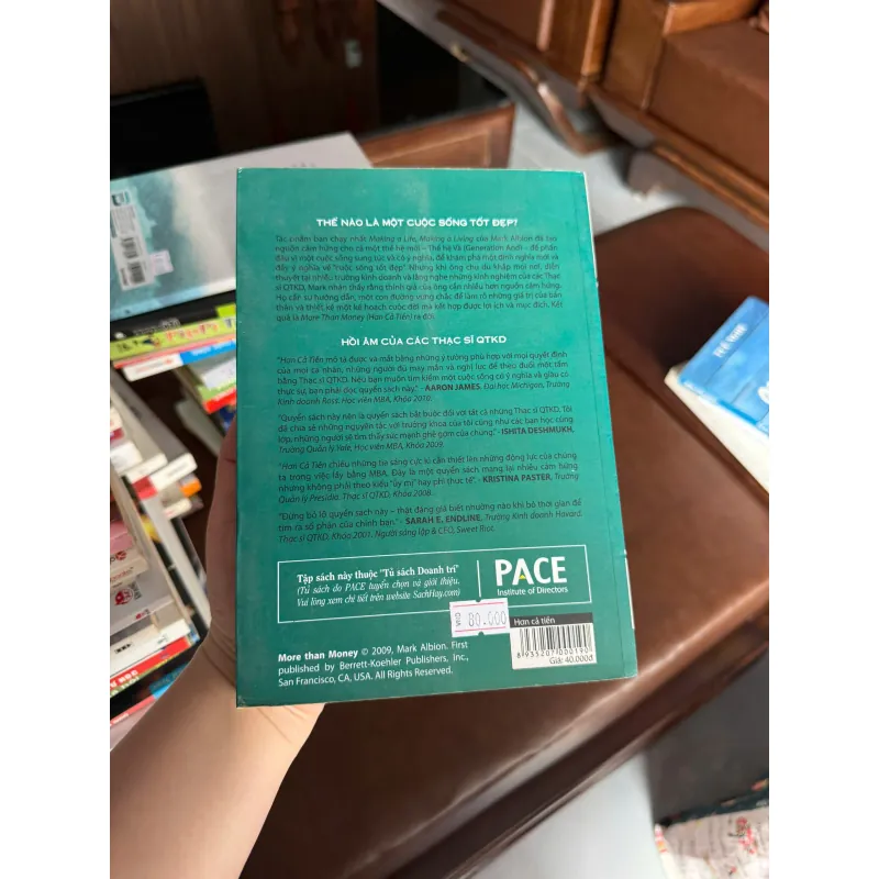 Hơn Cả Tiền – Sách kinh doanh PACE | Tư duy tài chính - K3 1008084