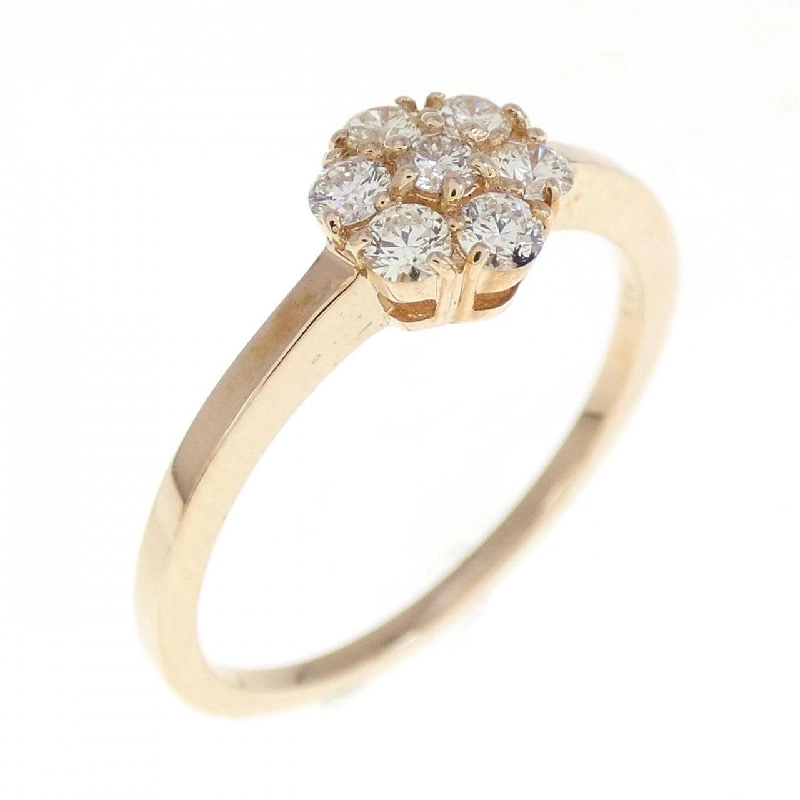 Nhẫn kim cương hoa K18PG 0.24CT - Hàng hiệu Authentic 857352