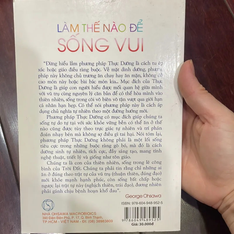 LÀM THẾ NÀO ĐỂ SỐNG VUI - George Ohsawa  1038586