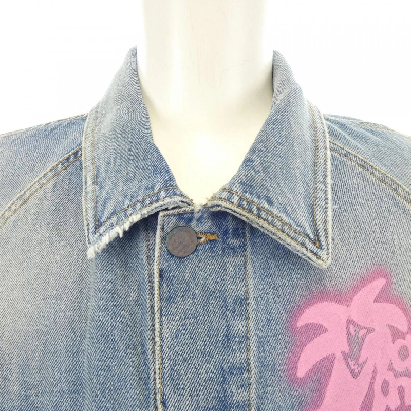 PALM ANGELS PMYE038E23DEN001 Áo khoác denim - Hàng hiệu Authentic 895107