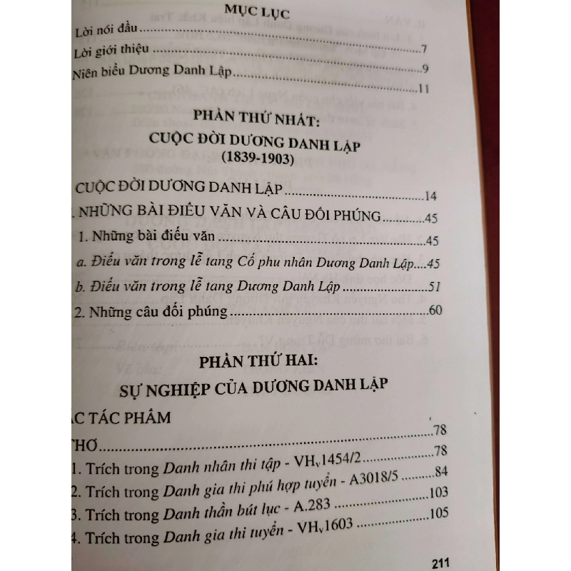 DƯƠNG DANH LẬP CUỘC ĐỜI VÀ SỰ NGHIỆP - DƯƠNG XUÂN THỰ - 2013 - 212 trang LỊCH SỬ - CHÍNH TRỊ - TRIẾT HỌC ANTQ0709 919573